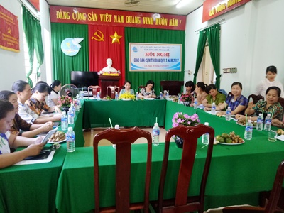 Hội nghị giao ban Cụm thi đua số 3 tại Hội LHPN huyện Lắk