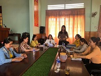 Hội liên hiệp phụ nữ huyện Krông Bông làm tốt công tác kiểm tra hoạt động ủy thác vốn vay từ Ngân hàng Chính sách Xã hội huyện.