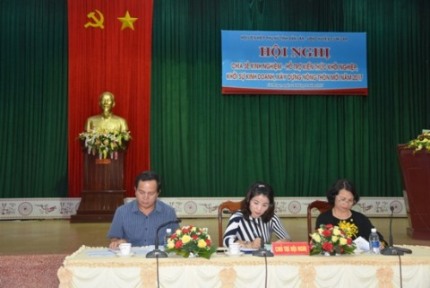 Hội Liên hiệp Phụ nữ tỉnh tổ chức Hội nghị chia sẻ kinh nghiệm- hỗ trợ kiến thức khởi nghiệp và khởi sự kinh doanh, xây dựng nông thôn mới