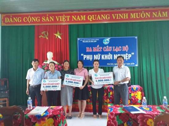 Hội LHPN huyện Krông Bông ra mắt Câu lạc bộ "Phụ nữ khởi nghiệp"